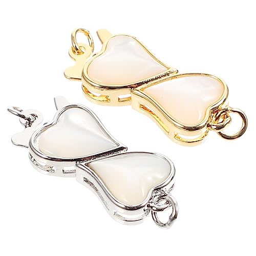 LIFKOME 2Stücke Verschluss Für Schmuck Kupfer DIY Perlen Halsketten Und Armbänder Eleganter Schmuckverschluss Für Bastelprojekte Und Erhältlich LIFKOME 2Stücke Verschluss Für Schmuck Kupfer DIY Perlen Halsketten Und Armbänder Eleganter Schmuckverschluss Für Bastelprojekte Und Erhältlich von LIFKOME