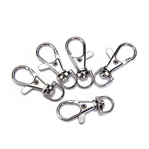 LIFKOME 40Stücke Metall Karabiner Haken Schlüsselanhänger Set Drehbare Auslöser Clips Langlebiger Silber für DIY Projekte Schlüsselringe Hundeleinen und Mehr LIFKOME 40Stücke Metall Karabiner Haken Schlüsselanhänger Set Drehbare Auslöser Clips Langlebiger Silber für DIY Projekte Schlüsselringe Hundeleinen und Mehr von LIFKOME
