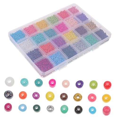 LIFKOME DIY Glasperlen Farben Verschleißfest Dekorative Bastelperlen für Armbänder Halsketten und Bastelarbeiten für LIFKOME DIY Glasperlen Farben Verschleißfest Dekorative Bastelperlen für Armbänder Halsketten und Bastelarbeiten für von LIFKOME