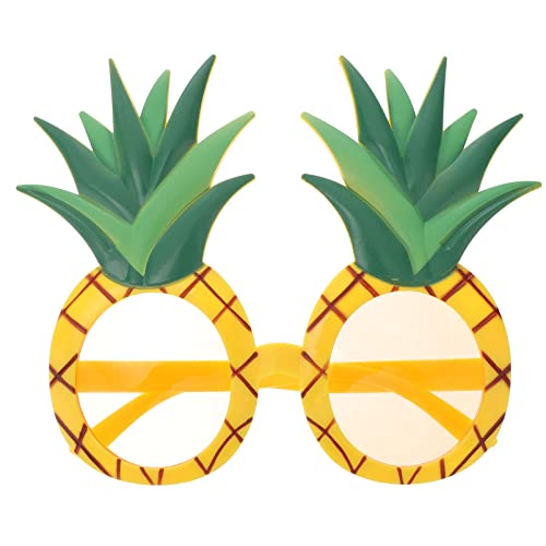 LIFKOME Hawaii-Party-Sonnenbrille Neuheit Strand-Ananas-Brille Ananas-Brille Sommer-Party-Geschenke Lustige Brillen Brille Tanzparty-Zubehör von LIFKOME