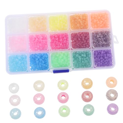 LIFKOME Kleine Abstandsperlen Für DIY Schmuck Fächer Lose Perlen Zum Basteln Für Armbänder Und Anhänger Mit Organizer Box LIFKOME Kleine Abstandsperlen Für DIY Schmuck Fächer Lose Perlen Zum Basteln Für Armbänder Und Anhänger Mit Organizer Box von LIFKOME