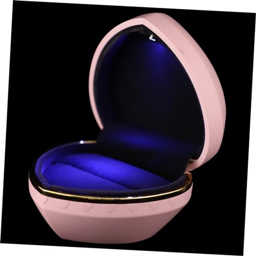 LIFKOME Schmuckschatulle Herzförmig Mit Led-beleuchtung Für Ringe Schmuckbehälter Elegant Texturiert Praktisch Für Hochzeit Geburtstag LIFKOME Schmuckschatulle Herzförmig Mit Led-beleuchtung Für Ringe Schmuckbehälter Elegant Texturiert Praktisch Für Hochzeit Geburtstag von LIFKOME