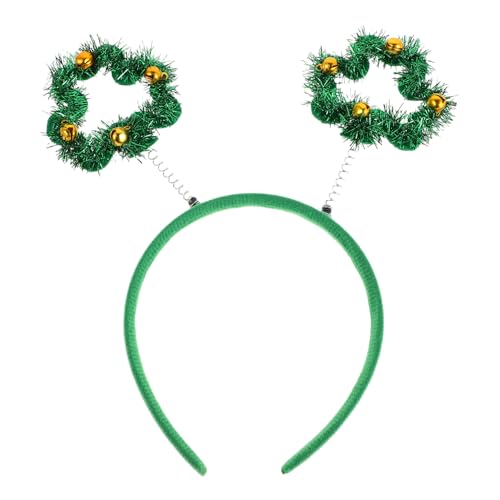 LIFKOME St. Patricks Day Stirnbänder Glitzer Shamrock Hairbänder Grün Lucky Irish Headwear Boppers St. Patricks Day Accessoires Party Gefälligkeiten Für Frauen Männer Kinder Kinder von LIFKOME