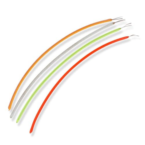 LIGHBIB Elektroden Im Gleichen DC 3 V LED-Filament, 110 Mm, Flexible Glühlampenteile, COB-LED-Diode, Dekorativ, DIY,2700k Warmweiß,4 Stück von LIGHBIB