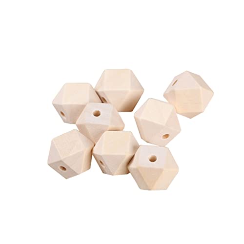 LIGHTAOTAO 100 Stück Naturfarbene Achteckige Holzperlen Unbehandelte DIY Spacer Perlen für Schmuckherstellung Bastelperlen Kunsthandwerk LIGHTAOTAO 100 Stück Naturfarbene Achteckige Holzperlen Unbehandelte DIY Spacer Perlen für Schmuckherstellung Bastelperlen Kunsthandwerk von LIGHTAOTAO