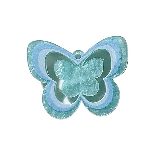Hohler Schmetterlings-Anhänger zur Schmuckherstellung, Anhänger mit Loch, dekorativer Acryl-Schmetterlings-Charm-Armband von LIGSLN