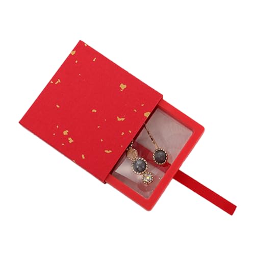 LIGSLN Aufbewahrungsbox mit transparenter Folie, staubdicht, Schublade, hängende Schmuckschatulle, Farbe, neuartige Schmuck-Armband-Verpackung, Organizer-Box von LIGSLN