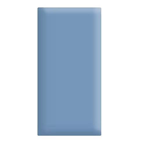 3D-Antikollisions-Wandpolster für Kinder, Selbstklebende Wandaufkleber, 3 cm dicke wasserdichte PU-Wandmatte für Kinderzimmer-Hintergrunddekor (Farbe: Tiefblau, Größe: 20 x 40 cm) von LIJBN
