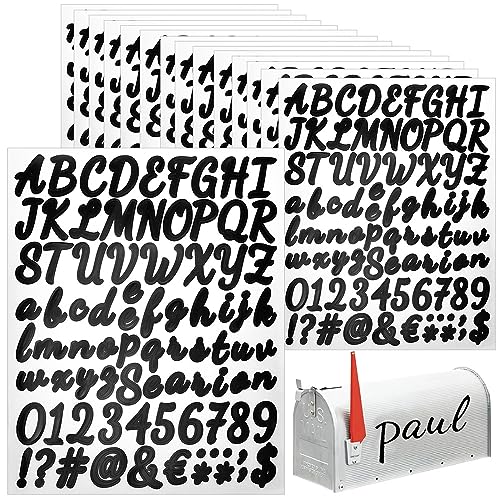 LIMITADA 15 Blatt Selbstklebende Buchstaben Buchstaben Aufkleber Groß Buchstaben Sticker Buchstaben Aufkleber Wasserfest Klebebuchstaben Sticker Buchstaben Vinyl Alphabet Aufkleber für Kunsthandwerk von LIMITADA