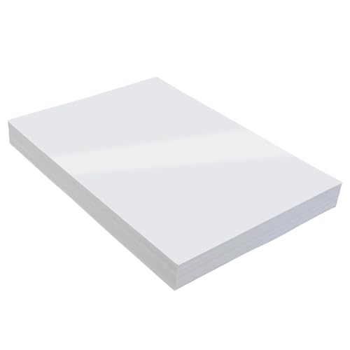 Weißes schweres Kartonpapier, 21,6 x 27,9 cm, 230 g/m², 38,6 kg Deckgewicht, 50 Blatt von LINGLONG