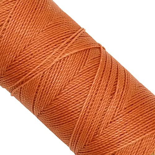 LINHASITA, Garnspule, gewachst, 100 g / 170 Meter, Dicke: 1 mm, Polyester, Makramee-Garn, 30 Farben 170 metros / 100 gr Lachsfarben von LINHASITA