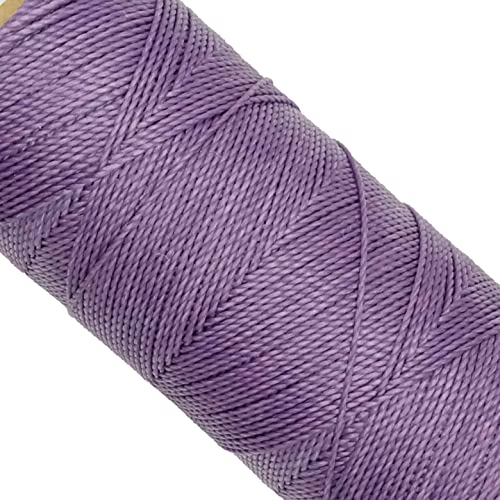 LINHASITA, Garnspule, gewachst, 100 g / 170 Meter, Dicke: 1 mm, Polyester, Makramee-Garn, 30 Farben 170 metros / 100 gr Lila von LINHASITA