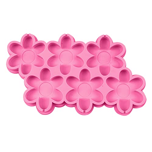 Handgefertigte Silikonform für Fondant, Kuchenform, 6 Mulden, Blume, Zucker, Bastelform, Kerze, Harz, einfache Verwendung von LIUANDS