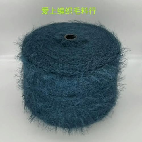 500g hautfreundliche langhaarige Wolle handgewebt kurzhaariger Samtimitatschal Wollschal weicher Pullover von LIUBI