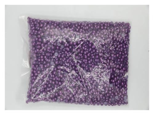 LIUCH 1,5 mm ~ 14 mm, alle Größen, 24 Farben, reines Weiß, flache Rückseite, runde ABS-Halbperlen, Kunstkunststoff-Halbperlen(Amethyst,1.5mm 10000pcs) von LIUCH