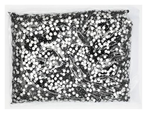 LIUCH 100Gross Big Bulk Package SS3-SS20 Großhandel Flatback Crystal AB Non Hotfix Strasssteine ​​AB Strass for Nail Art Dekorationen(Black,Ss3 14400pcs) von LIUCH