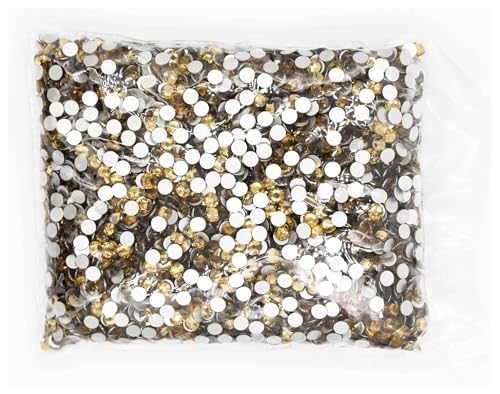 LIUCH 100Gross Big Bulk Package SS3-SS20 Großhandel Flatback Crystal AB Non Hotfix Strasssteine ​​AB Strass for Nail Art Dekorationen(Lt.C.Topaz,Ss10 14400pcs) von LIUCH