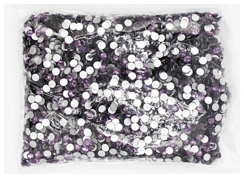 LIUCH 100Gross Big Bulk Package SS3-SS20 Großhandel Flatback Crystal AB Non Hotfix Strasssteine ​​AB Strass for Nail Art Dekorationen(Tanzanite,Ss16 14400pcs) von LIUCH