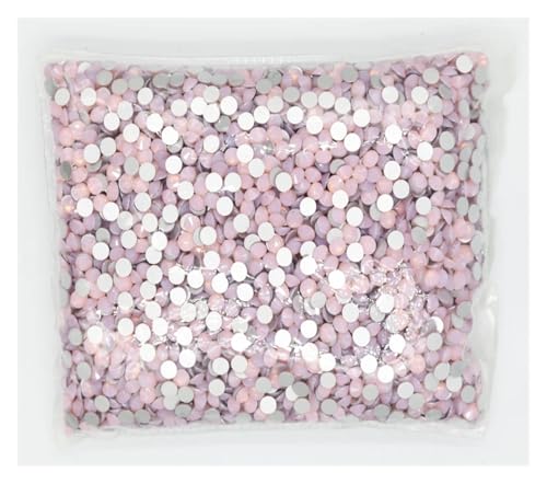 LIUCH 100Gross Big Package Weiß/Rosa/Grün/Blau/Opal Flatback Crystal AB Nicht Hotfix Strasssteine ​​AB Strass for Nail Art Dekorationen(Pink Opal,Ss12 14400pcs) von LIUCH