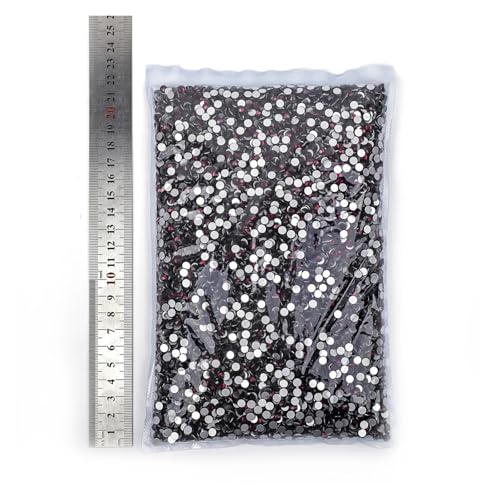 LIUCH 14400 Stück 100 Bruttogroßpackung Flatback Crystal AB Non Hotfix Strasssteine ​​Glitzerkristall SS3-SS20 for Nail Art Hochzeit(Amethyst,SS3-14400pcs) von LIUCH