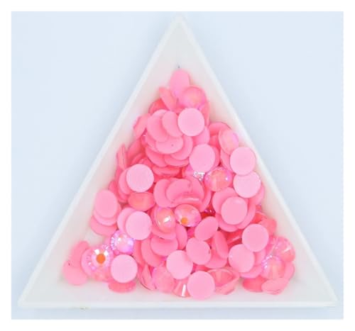 LIUCH 14400 Stück Großhandel SS6-SS30 Neonkristalle, nicht HotFix, in Großpackung, Nail Arts Flatback Strass for Kleidungsstücke, Nail Art Dekorationen(Pink AB,SS20-14400pcs) von LIUCH