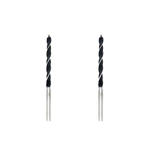 LIUCH 2/5Pcs Sechseckigen Griff Drei Punkt Holzbearbeitung Bohrer Metall Bohrer Kit Senker for Holz Und Metall Bohren 3/4/5/6/7/8/10mm(2PCS 5mm-01) von LIUCH