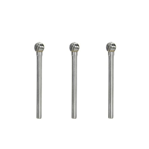 LIUCH 3PCS Wolfram Hartmetall Dreh Grat Carving Grat Bits Doppel Diamant Cut Werkzeuge for Holz Stein Carving Stahl Metall arbeiten(3PCS D-H) von LIUCH