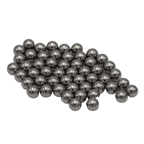 LIUCH 5,1 mm 5,2 mm 5,25 mm 5,3 mm 5,35 mm 5,4 mm 5,5 mm Durchmesser G10 HRC62 Maschinenautobolzen Solide SAE52100 Gcr15 Lagerstahlkugelperle(60Pieces 5.1mm) von LIUCH