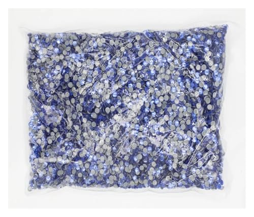 LIUCH SS6-SS30 Bulk Bag Großhandel DMC Hotfix Strasssteine ​​Kristall Hotfix Strass Kleidungsstück(Light Blue,Ss20 14400pcs) von LIUCH