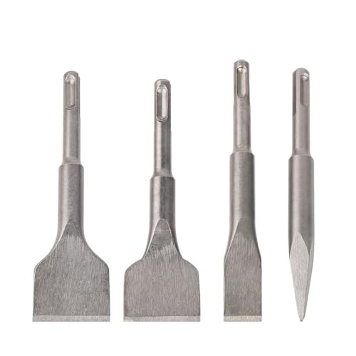 LIUCH Schaft Elektrohammer Mauerwerk Spitznut Flachmeißel Bohrer for Fliesen Zement Beton Ziegel Stein(4PCS) von LIUCH