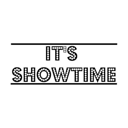 It es Showtime Wandtattoo Kino Heimkino Film Vinyl Wandaufkleber Dekor Kinderzimmer Kinder Spielzimmer Wandbild-S-22x57cm-Black von LIUJIAHAO