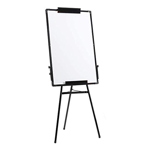 Whiteboard, 90 x 60 cm, magnetische Whiteboard-Staffelei, tragbar, höhenverstellbar, für Schule, Büro und Zuhause von LIUNNCC