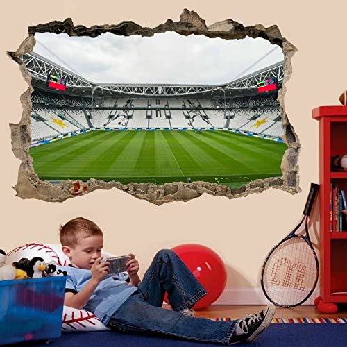 Juventus Football Stadium Kids Bedroom Wall Sticker Mural Home Office Decor von LIUWW