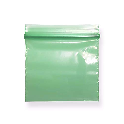 Druckverschlussbeutel, wiederverschließbar, Kunststoff, Packung mit 200 Stück - 40 x 40 mm Pack of 200 grün von LIVERPOOL ENTERPRISES LTD