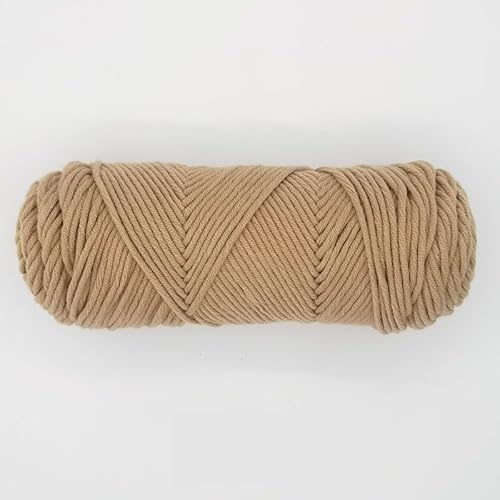 LIYIANWAN tianwandong 1 Stück 100 g Handstrick-Baumwollgarn, weiches Häkeln, Acrylfäden, Garne for Stricken von Pullovern, Schals, Decken(10 Khaki) von LIYIANWAN