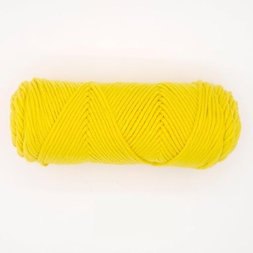 LIYIANWAN tianwandong 1 Stück 100 g Handstrick-Baumwollgarn, weiches Häkeln, Acrylfäden, Garne for Stricken von Pullovern, Schals, Decken(13 Yellow) von LIYIANWAN