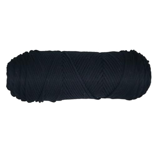 LIYIANWAN tianwandong 1 Stück 100 g Handstrick-Baumwollgarn, weiches Häkeln, Acrylfäden, Garne for Stricken von Pullovern, Schals, Decken(2 Black) von LIYIANWAN