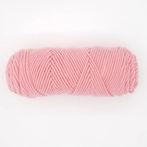 LIYIANWAN tianwandong 1 Stück 100 g Handstrick-Baumwollgarn, weiches Häkeln, Acrylfäden, Garne for Stricken von Pullovern, Schals, Decken(21 Meat pink) von LIYIANWAN