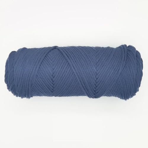 LIYIANWAN tianwandong 1 Stück 100 g Handstrick-Baumwollgarn, weiches Häkeln, Acrylfäden, Garne for Stricken von Pullovern, Schals, Decken(23 Ink Blue) von LIYIANWAN