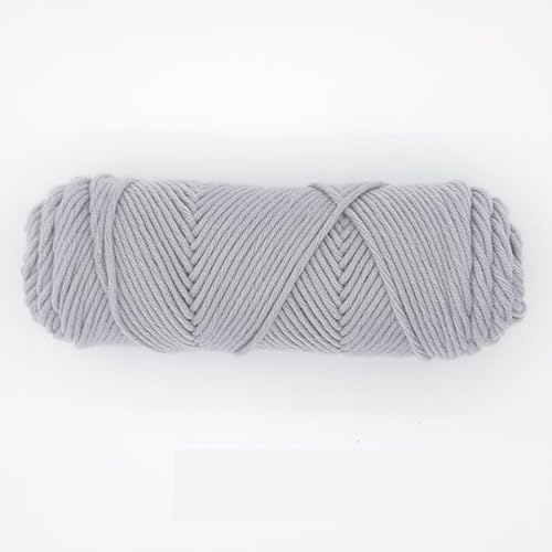 LIYIANWAN tianwandong 1 Stück 100 g Handstrick-Baumwollgarn, weiches Häkeln, Acrylfäden, Garne for Stricken von Pullovern, Schals, Decken(25 Light Gray) von LIYIANWAN