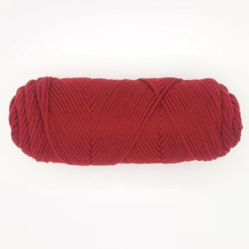 LIYIANWAN tianwandong 1 Stück 100 g Handstrick-Baumwollgarn, weiches Häkeln, Acrylfäden, Garne for Stricken von Pullovern, Schals, Decken(26 Wine red) von LIYIANWAN