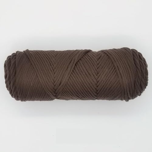 LIYIANWAN tianwandong 1 Stück 100 g Handstrick-Baumwollgarn, weiches Häkeln, Acrylfäden, Garne for Stricken von Pullovern, Schals, Decken(28 Coffee) von LIYIANWAN