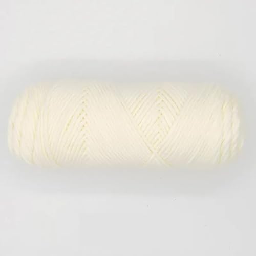 LIYIANWAN tianwandong 1 Stück 100 g Handstrick-Baumwollgarn, weiches Häkeln, Acrylfäden, Garne for Stricken von Pullovern, Schals, Decken(3 Milk White) von LIYIANWAN