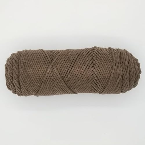 LIYIANWAN tianwandong 1 Stück 100 g Handstrick-Baumwollgarn, weiches Häkeln, Acrylfäden, Garne for Stricken von Pullovern, Schals, Decken(30 Light Coffee) von LIYIANWAN