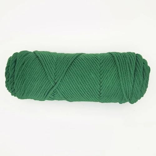 LIYIANWAN tianwandong 1 Stück 100 g Handstrick-Baumwollgarn, weiches Häkeln, Acrylfäden, Garne for Stricken von Pullovern, Schals, Decken(31 Christmas Green) von LIYIANWAN