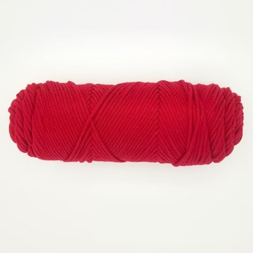 LIYIANWAN tianwandong 1 Stück 100 g Handstrick-Baumwollgarn, weiches Häkeln, Acrylfäden, Garne for Stricken von Pullovern, Schals, Decken(35 red) von LIYIANWAN