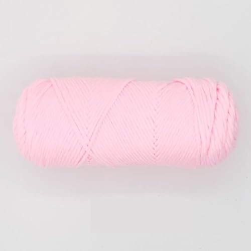 LIYIANWAN tianwandong 1 Stück 100 g Handstrick-Baumwollgarn, weiches Häkeln, Acrylfäden, Garne for Stricken von Pullovern, Schals, Decken(5 Light pink) von LIYIANWAN