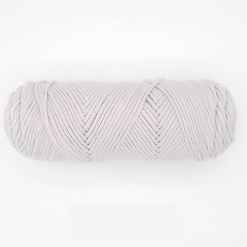 LIYIANWAN tianwandong 1 Stück 100 g Handstrick-Baumwollgarn, weiches Häkeln, Acrylfäden, Garne for Stricken von Pullovern, Schals, Decken(8 Silver) von LIYIANWAN