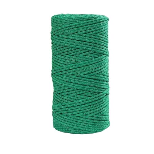 LIYIANWAN tianwandong 150 g hohles Baumwollgarn, mittelgrob, handgewebt zur Herstellung von Rucksäcken, Pullovern, Schals, Baumwollschuhen, altem Baumwollgarn(23 Green) von LIYIANWAN