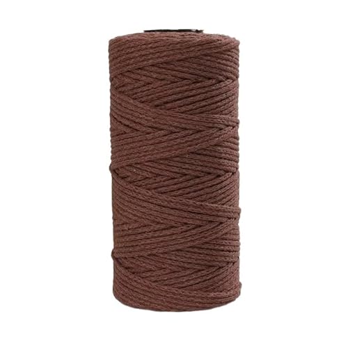 LIYIANWAN tianwandong 150 g hohles Baumwollgarn, mittelgrob, handgewebt zur Herstellung von Rucksäcken, Pullovern, Schals, Baumwollschuhen, altem Baumwollgarn(29 Iced Coffee) von LIYIANWAN